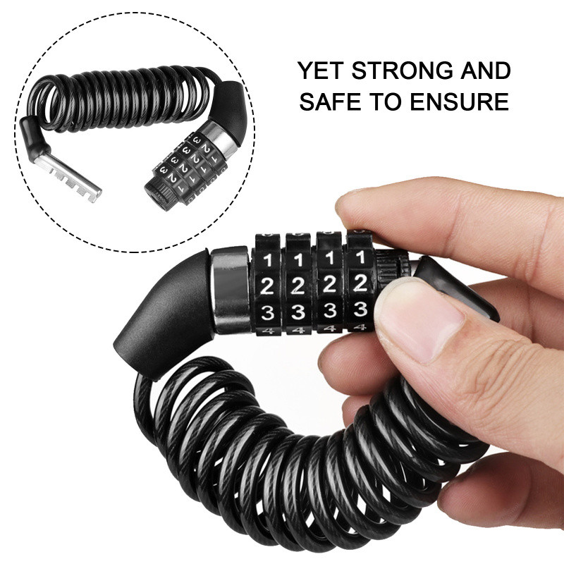 D1 Motocyklowy rowerowy zamek  – Chain Lock Combination recenzja i cena