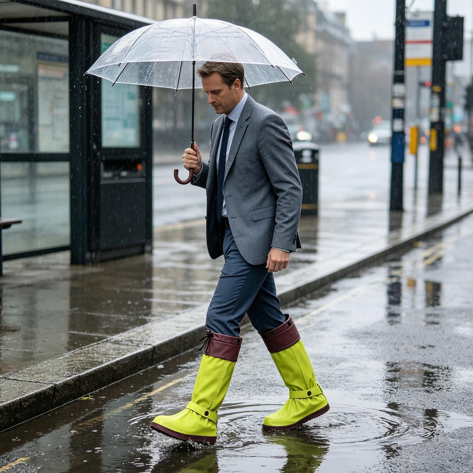 Pokrowce na buty przeciwdeszcz – Cycling Commute In Rain recenzja i cena